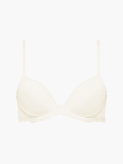 Calvin Klein Underwear HU371601 | Calvin Klein Seductive Comfort Push-Up Női Póló Melltartó Fehér